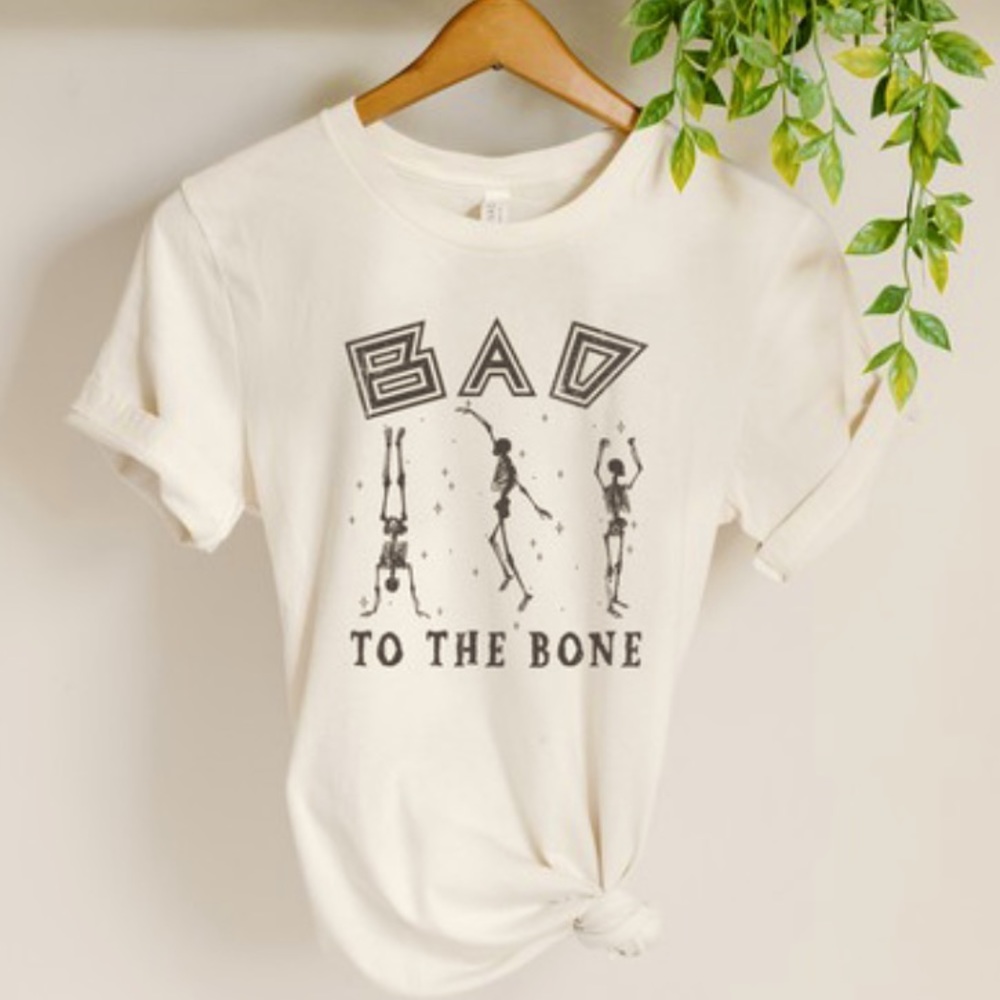Halloween Bad to the Bone Unisex Tee